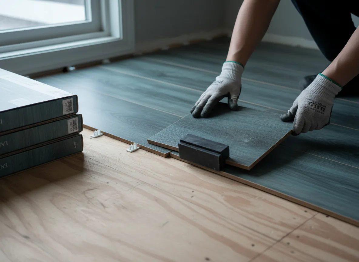 Luxury Vinyl Plank Installation company in Tussy, OK